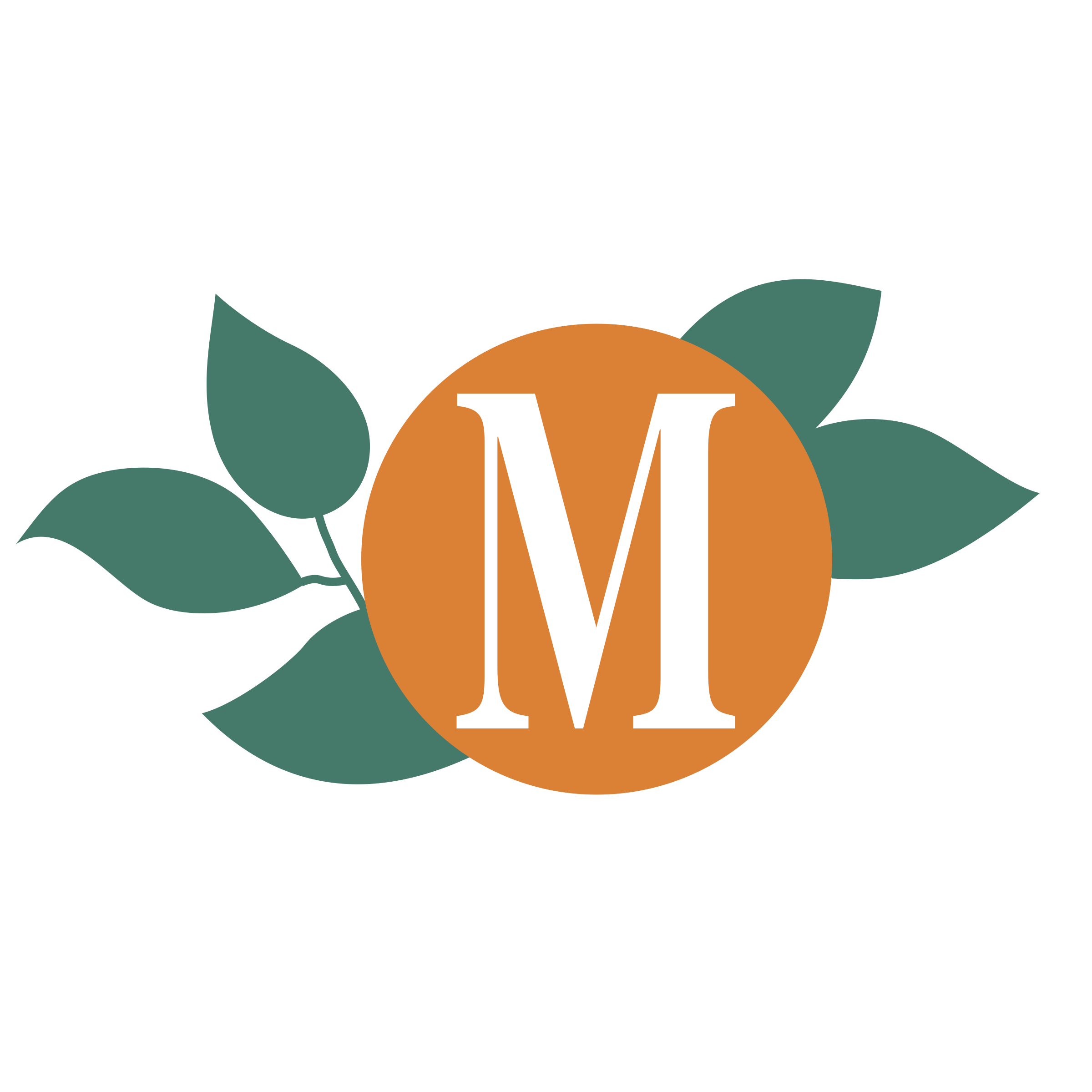 M logo